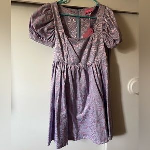 Dolls Kill purple dress NWT